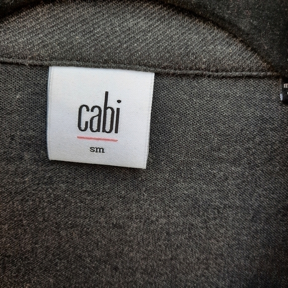 🌟 CAbi Crew Ponte Knit Gray Jacket Blazer Women’s Size Small #3030 - Picture 6 of 7